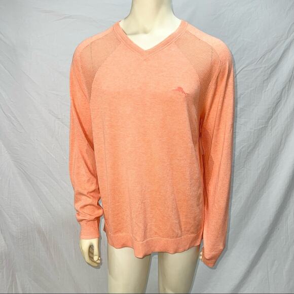 Tommy Bahama Other - Tommy Bahama Cool Tide Islandzone V-neck Sweater(small imperfection)